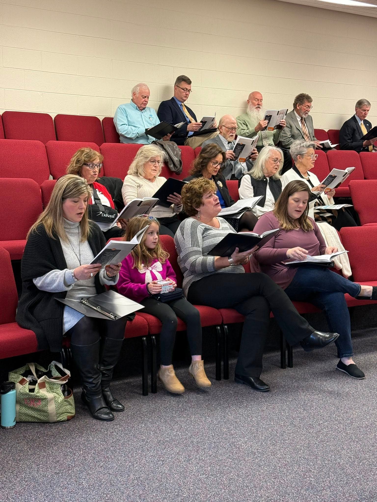 Mount Home worship ministry rehearsal